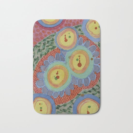 Splashes in Bubbles Bath Mat