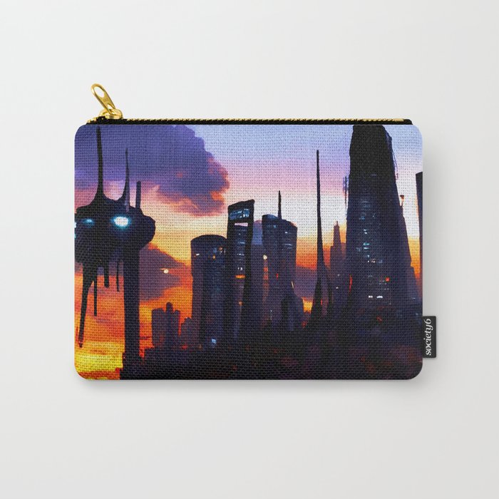 Postcards from the Future - Alien Metropolis Carry-All Pouch