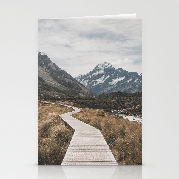 Boardwalk to the Mountains Stationery Cards