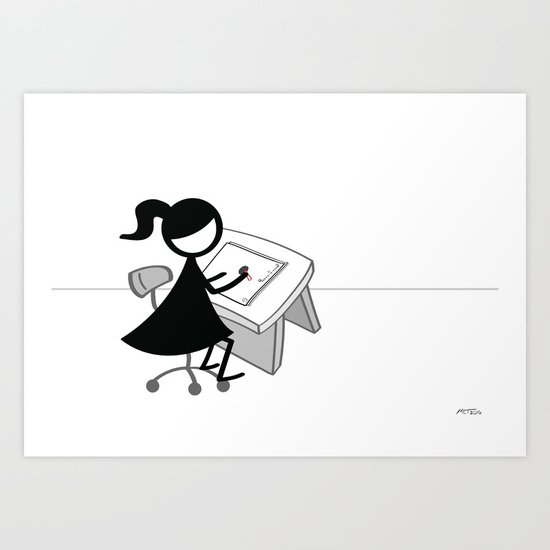 Animator Art Print