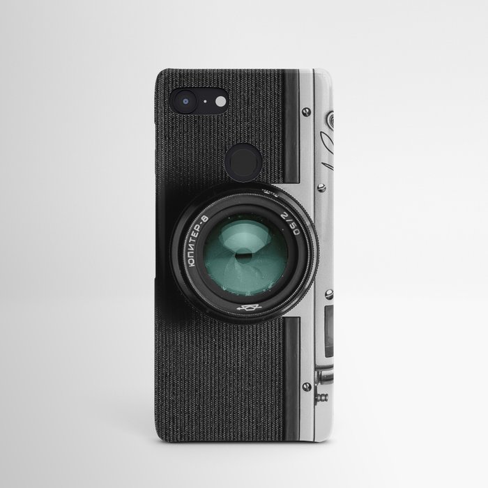 Classic vintage camera with aqua lens for phone case Android Case