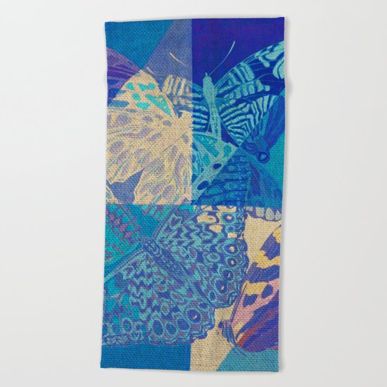 BLUEtterflies Beach Towel
