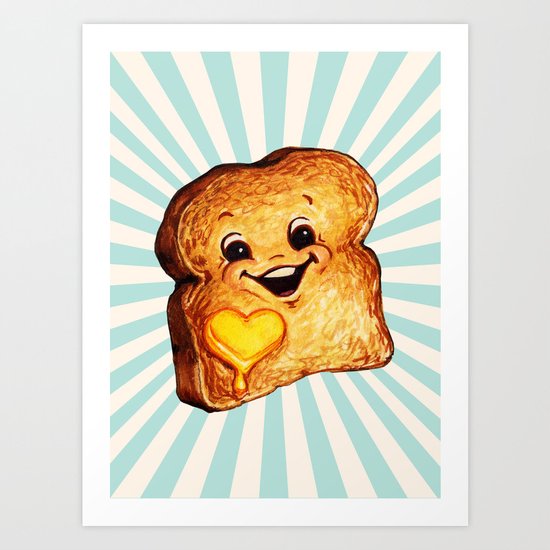 Toast Art Print