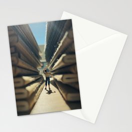 Falling through the crack Stationery Cards