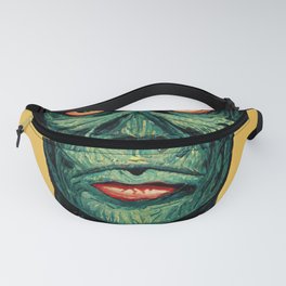 Creature from the Black Lagoon Portrait, Halloween Decorations, Green and Orange, Archie Comics, Hanna Barbera, Comic Book Style, Original Gallery Wall Artwork, Retro, Vintage Fanny Pack