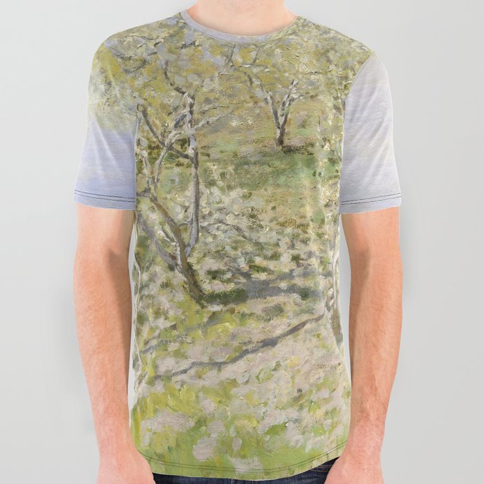 Spring (Fruit Trees in Bloom)  All Over Graphic Tee