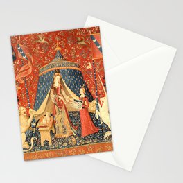 Lady and The Unicorn Medieval Tapestry Stationery Cards