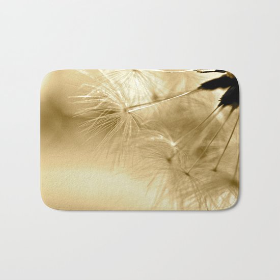 Diana's Dandelion Sepia Bath Mat