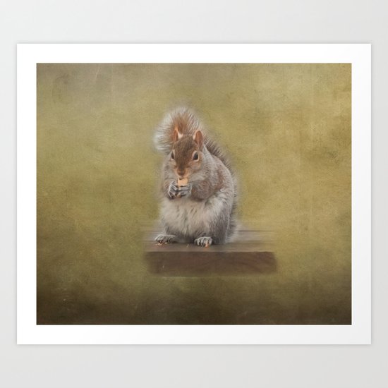 Snackin Art Print