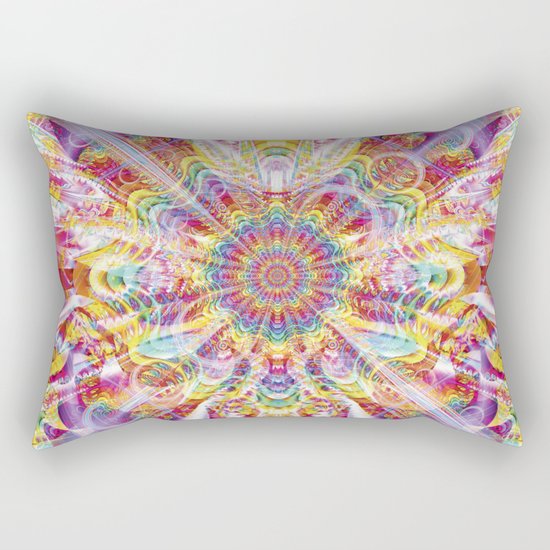 Psychedelic Soiree Rectangular Pillow