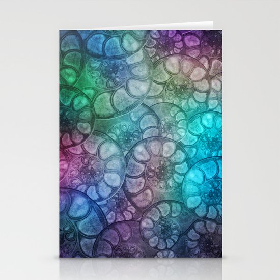 Fossil Shells Stationery Cards