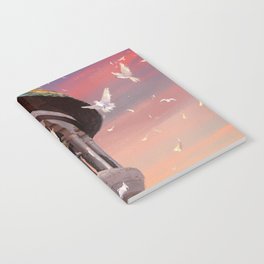 Ashgaar Astronomy tower sunset Notebook