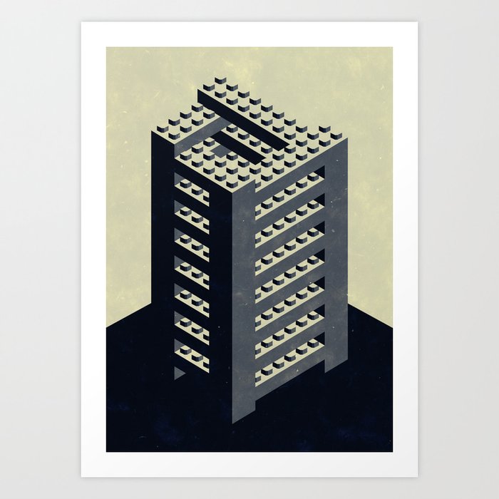 Discover the motif THE IMPOSSIBLE TOWER by Yetiland as a print at TOPPOSTER