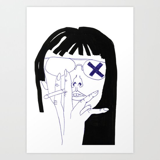 Summer in the city Art Print
