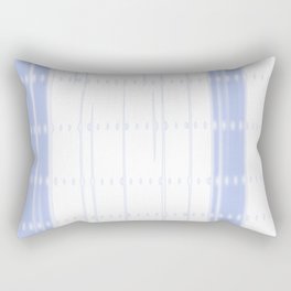 Very Peri White Stripes  Rectangular Pillow