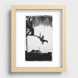 Sonora and Her Diving Horse Recessed Framed Print