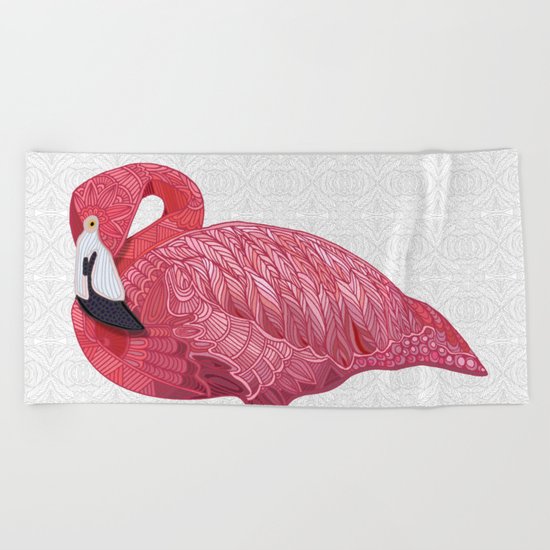 Flamingo 2016 Beach Towel