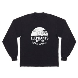Elephant Animal Funny Ear Cute Baby Long Sleeve T-shirt