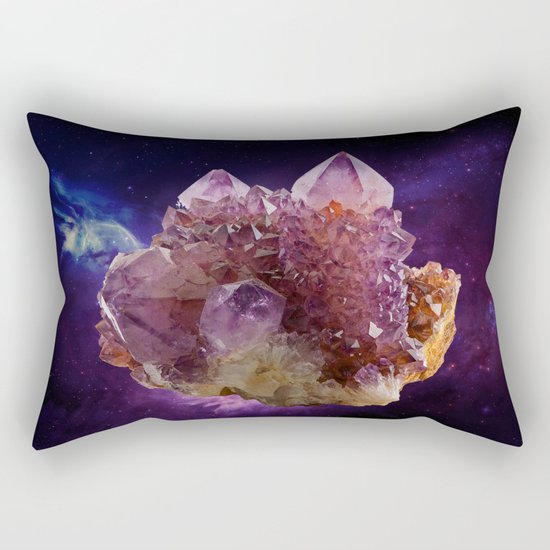 Crystal Planet Rectangular Pillow