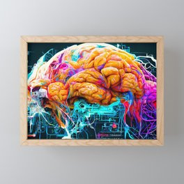 Bionic Mind Framed Mini Art Print
