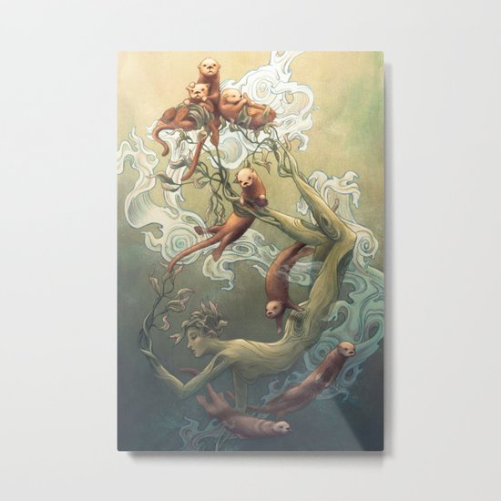 Suspension Metal Print