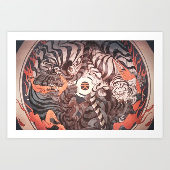 Strife Art Print