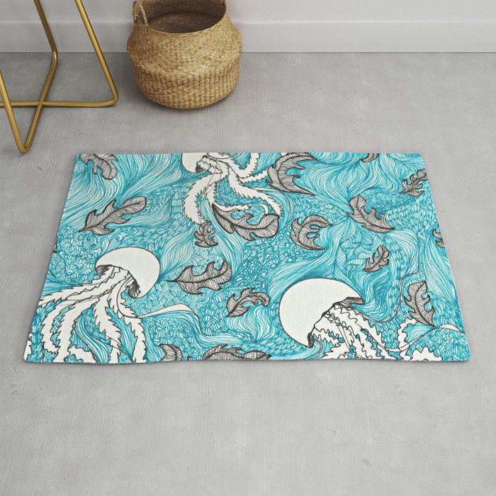 Jelly Leaves Rug