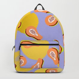 Papaya print Backpack