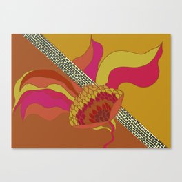 EXOTIC TROPICAL FLOWER Canvas Print