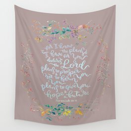 Give You Hope - Jeremiah 29:11  Wall Tapestry