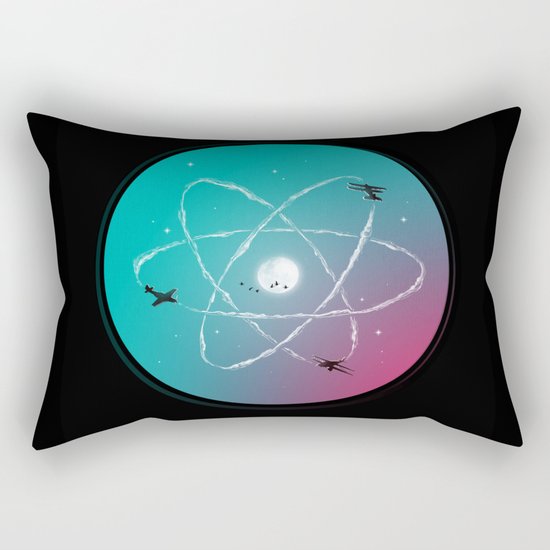 Atomic Formation Rectangular Pillow
