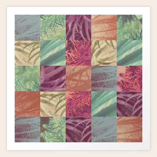 Nature pattern Art Print