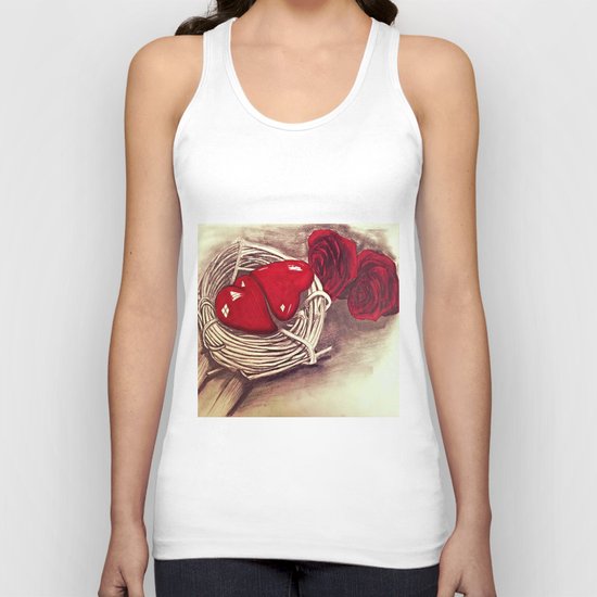 Heart of Rose Unisex Tank Top