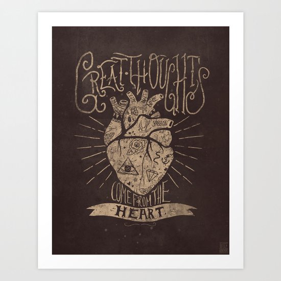 Great Thoughts Art Print