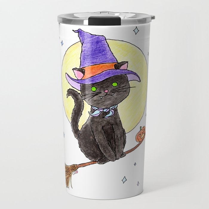 Bewitching Cat Travel Mug