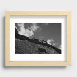 Black and white  Recessed Framed Print