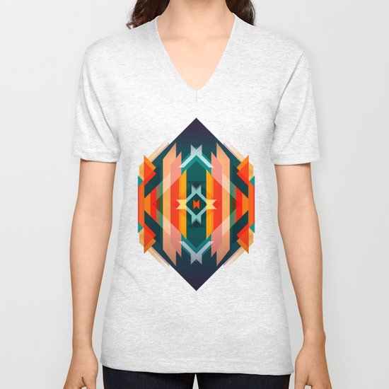 Broken Diamond - Incalescence Unisex V-Neck
