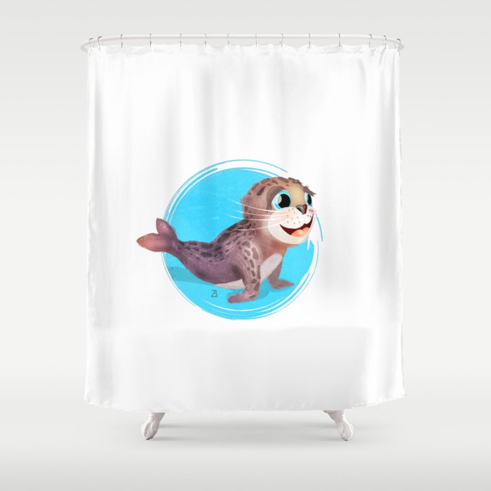 Sea Lion Shower Curtain By Mixedums Society6