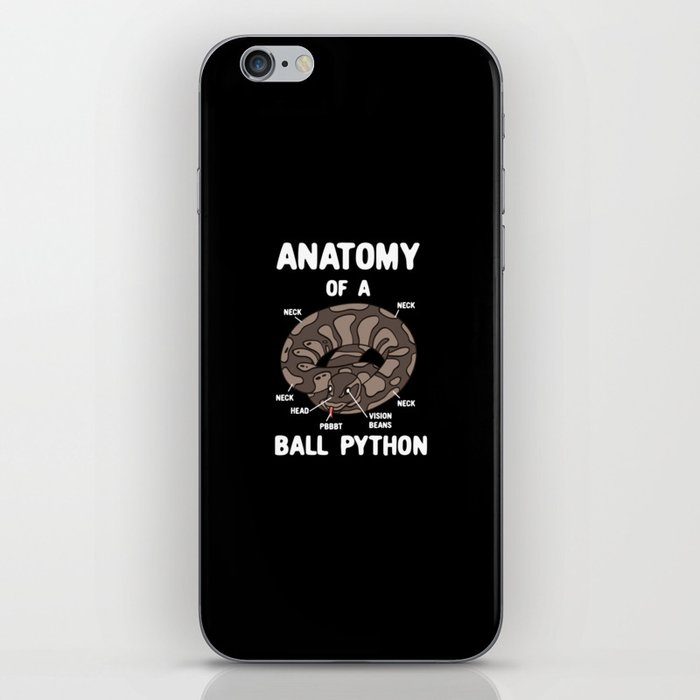 Anatomy Of A Ball Python iPhone Skin