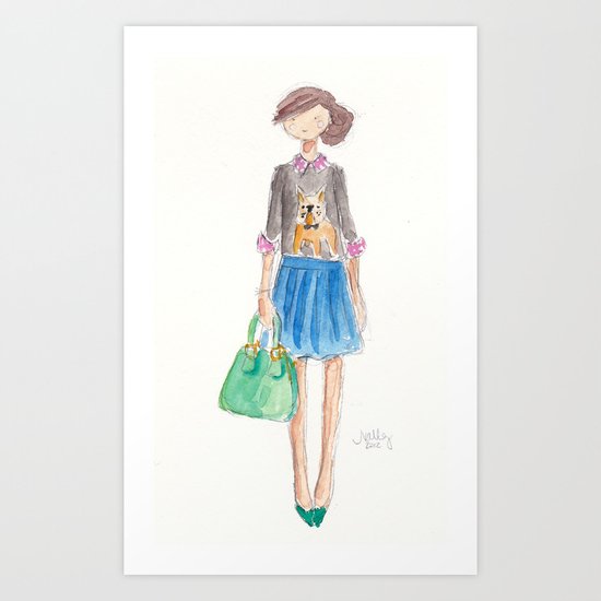 FRENCHIE Art Print