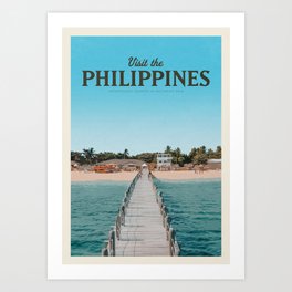 Visit Philippines Art Print