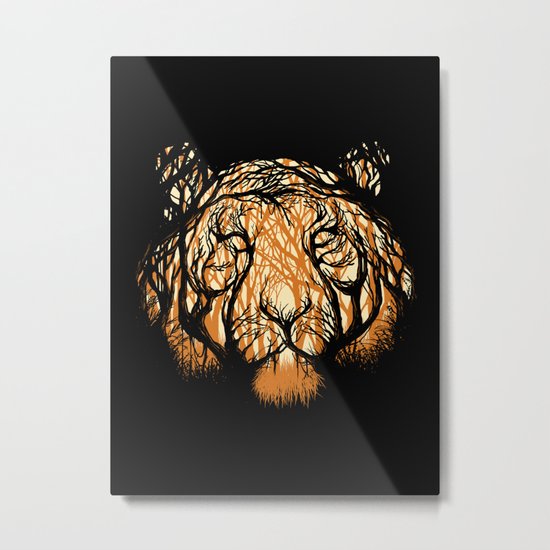 Hidden Hunter Metal Print