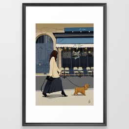 Parisian chic Framed Art Print