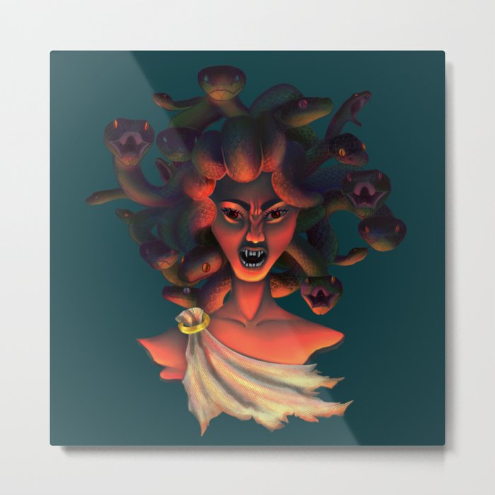 Medusa Metal Print