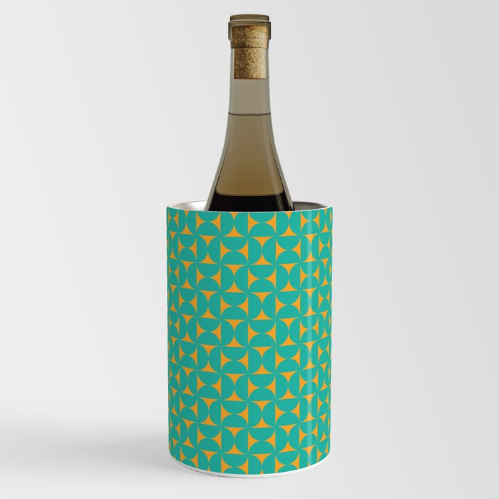 Patterned Geometric Shapes III Wine Chiller