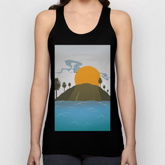 Tropic storm is coming Unisex Tank Top