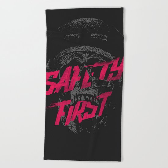 Safety First Beach Towel