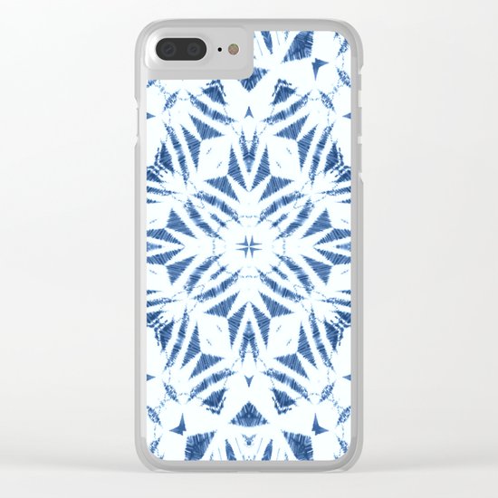 Arrowhead Denim White Clear iPhone Case