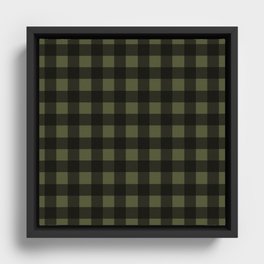 Flannel pattern 1 Framed Canvas