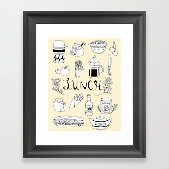 Lunch Framed Art Print